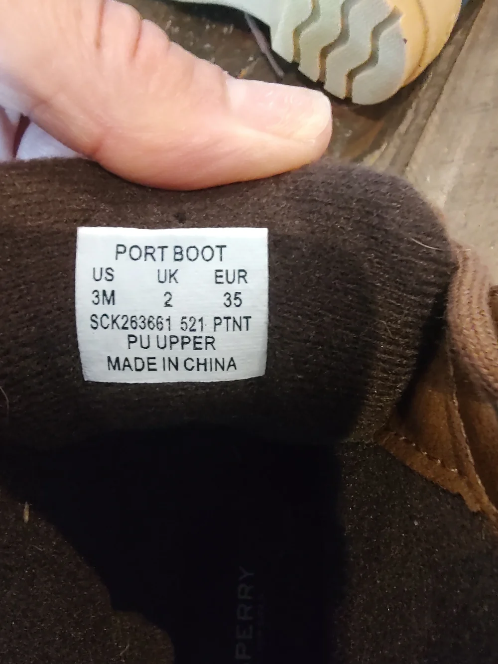 Sperry Kids Navy and Brown Waterproof Duck Boots